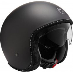 CASCO MOMO DESIGN EAGLE PURE NERO OPACO CON VISIERINO OPACO