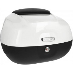BAULETTO BIANCO STELLA 595 ORIGINALE PIAGGIO BEVERLY 350 SPORT TOURING 37 LT + KIT FISSAGGIO INCLUSO