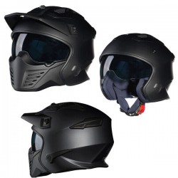 CASCO BAYARD XP-69 S DRACO HYBRID NERO OPACO