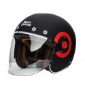 CASCO JET C/VISIERA SPIRIT MATT BLACK ROYAL ENFIELD