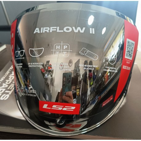 VISIERA IRIDIUM SILVER CASCO LS2 OF 616 AIRFLOW II 806616VIS18