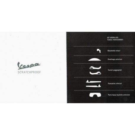 PELLICOLE VESPA GTS SCRATCHPROOF