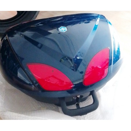 BAULETTO ORIGINALE BEVERLY TOURER 125 - 300 - 400 IE / RST 300-350 DAL 2010 - 48 LT BLU + SCHIENALINO NERO