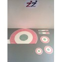 KIT ADESIVI BANDIERA ITALIA VESPA