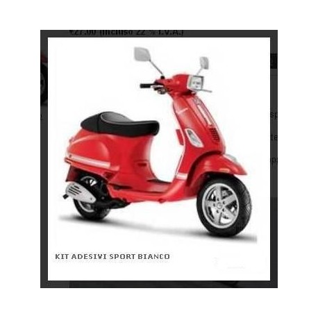 KIT ADESIVI VESPA SPORT BIANCO LX