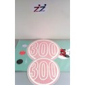 KIT ADESIVI VESPA 300 BIANCO 