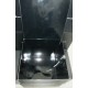 CASCO DEMI-JET ITALIA INDEPENDENT VELVET NERO/BLACK CON PROFILO ARANCIO 