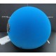 CASCO DEMI-JET ITALIA INDEPENDENT VELVET AZZURRO CON PROFILO GIALLO