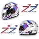 CASCO INTEGRALE AIROH T 600 BIONIC BLUE IN FIBRE COMPOSITE CARBONIO/ KEVL-AR