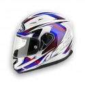 CASCO INTEGRALE AIROH T 600 BIONIC BLUE IN FIBRE COMPOSITE CARBONIO/ KEVL-AR