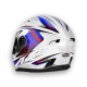 CASCO INTEGRALE AIROH T 600 BIONIC BLUE IN FIBRE COMPOSITE CARBONIO/ KEVL-AR