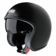 CASCO JET AWATECH BASIC VINTAGE MATT BLACK CON VISIERINO SOLARE