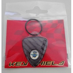 Portachiavi - 4R Key Shield Carbon con stemma 12mm Carbon Look Logo MV AGUSTA