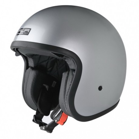 CASCO JET AWATECH BASIC VINTAGE GRAY CON VISIERINO SOLARE